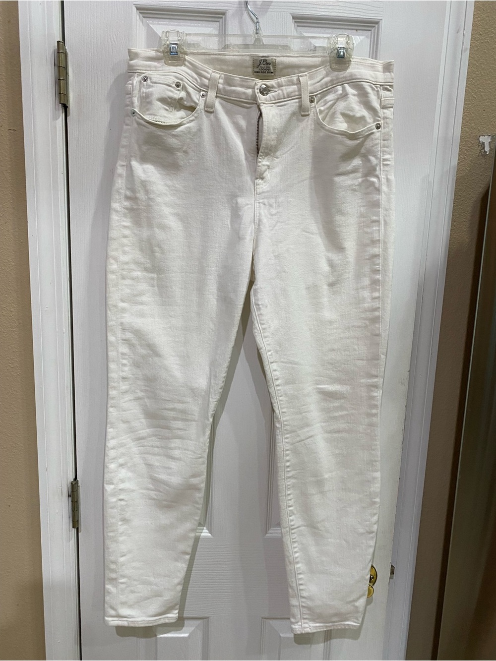 J. Crew White Skinny Jeans